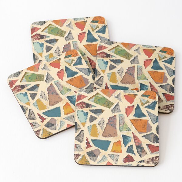Item preview, Recycled Collage Shard Mosaic 12 designed and sold by Tom-Johnson.