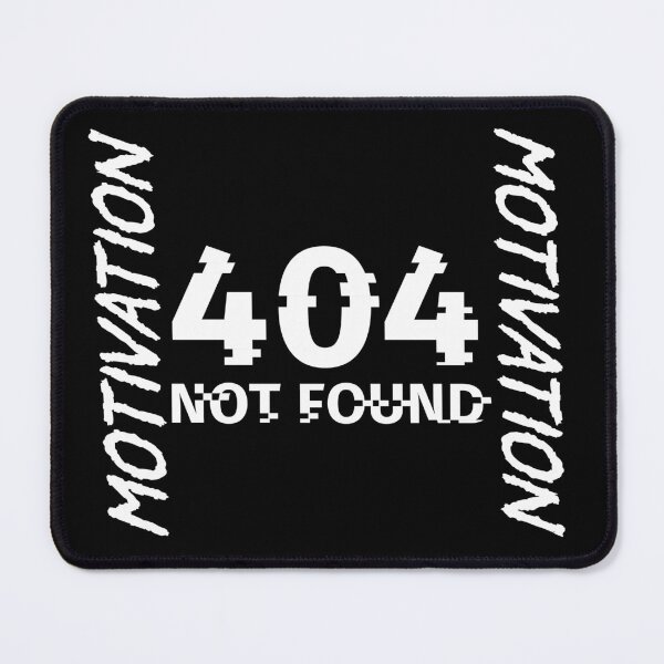 Item preview, Motivation not found 404 designed and sold by LaughAndWearIt.