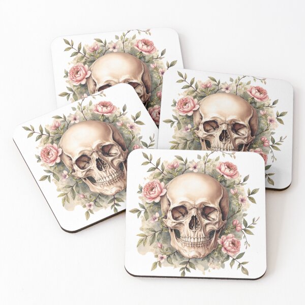 Item preview, Skull with Roses Floral designed and sold by MKFashionLab.