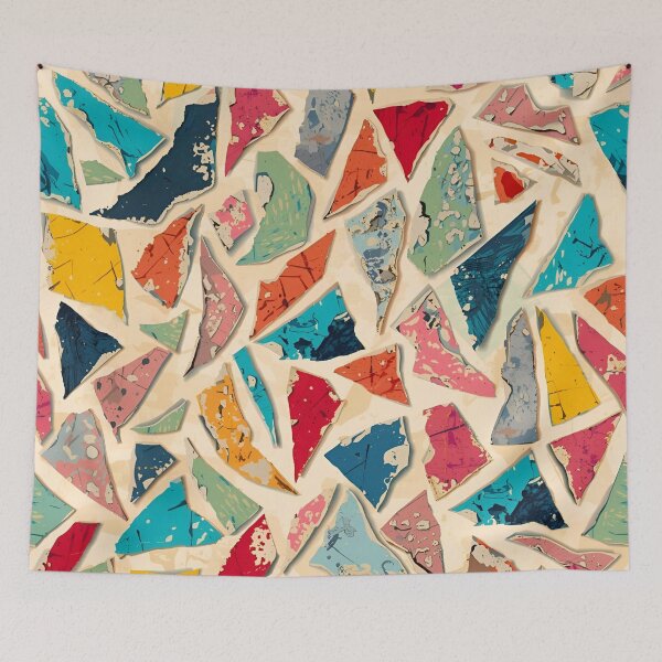 Item preview, Recycled Collage Shard Mosaic 14 designed and sold by Tom-Johnson.