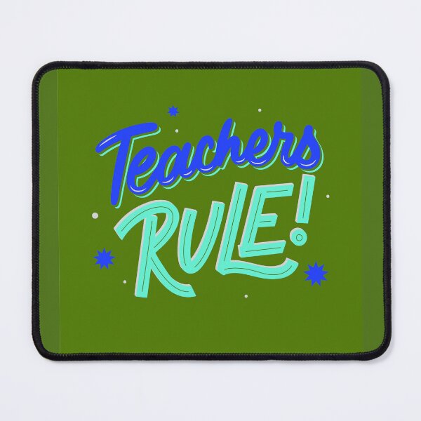 Item preview, Teachers Rule Cool Graphic Text designed and sold by Designovas.