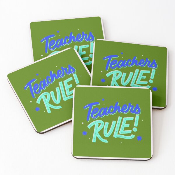 Item preview, Teachers Rule Cool Graphic Text designed and sold by Designovas.
