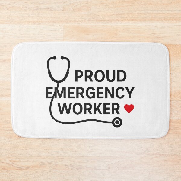 Item preview, Proud emergency worker quote design designed and sold by olenapetol.
