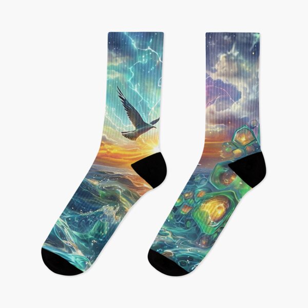 Item preview, Celestial Voyage Through Prism Waves   designed and sold by Jlbcartgallery.