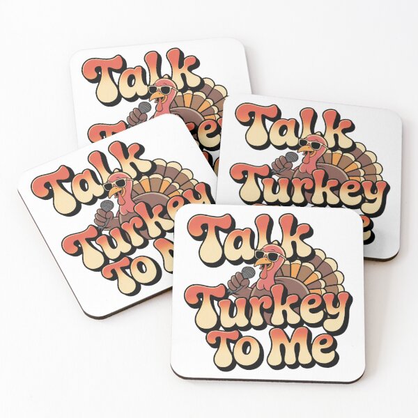 Item preview, Talk Turkey To Me Funny Retro Thanksgiving Turkey Shirt designed and sold by WSPrintCrafter.