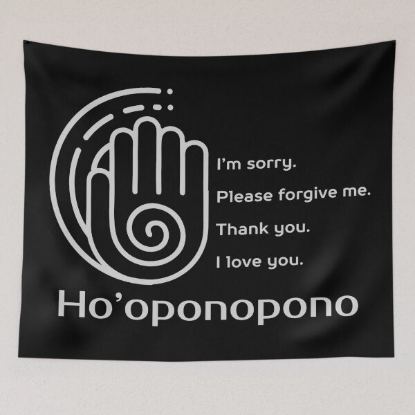Item preview, Ho’oponopono Healing Mantra – I’m Sorry, Please Forgive Me, Thank You, I Love You designed and sold by Softly Studio.