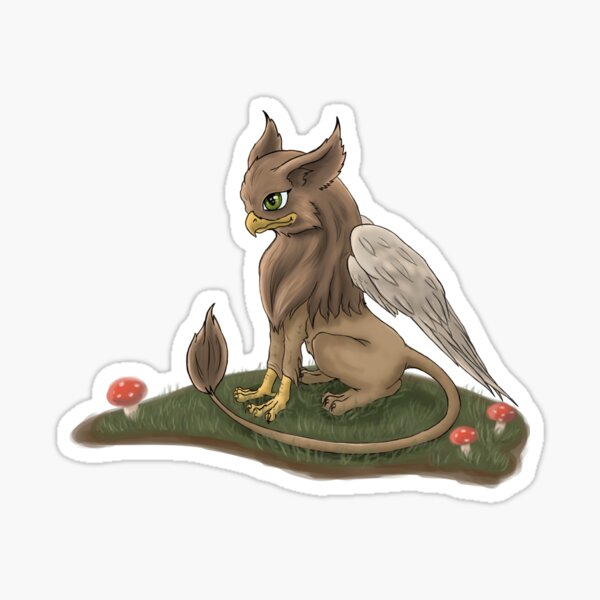 Cute Little Griffin Sticker