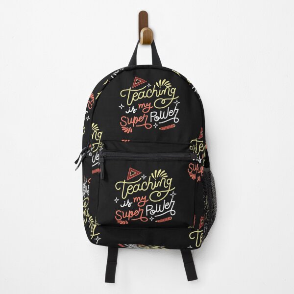 Item preview, Teaching is my Super Power Cool Graphic Text designed and sold by Designovas.
