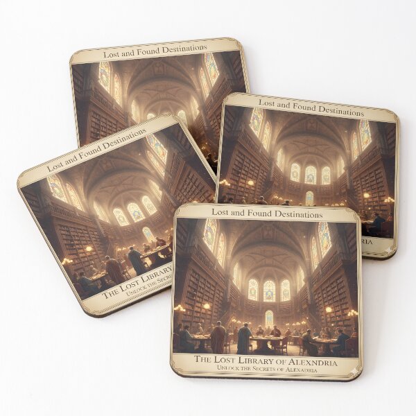 Item preview, Lost & Found Destinations: The Lost Library of Alexandria designed and sold by ThreadEclectic.