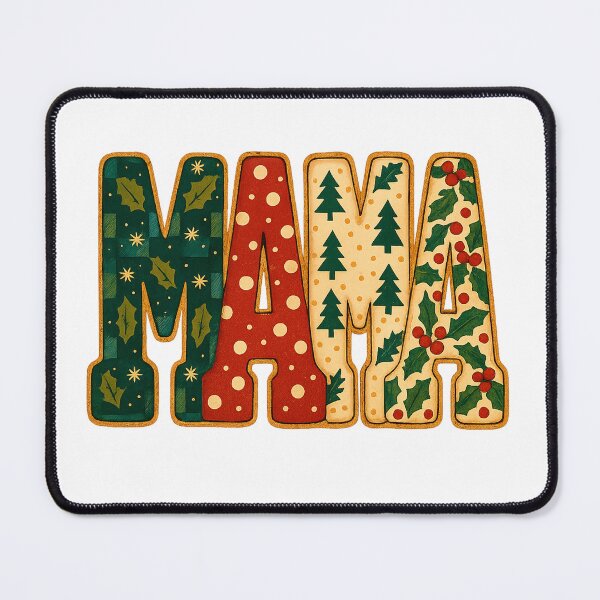 Item preview, Mama Christmas Sublimation designs|Xmas letters png|holiday patchwork art|holiday mama png|momma Christmas gift|mama winter|christmas momma designed and sold by PixelBlooming.