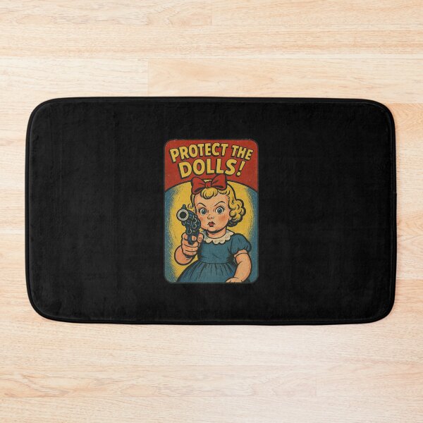 Item preview, Protect the Dolls — Retro Queer Empowerment Design | Trans Feminine Pride Art designed and sold by The Devil's Bargain.