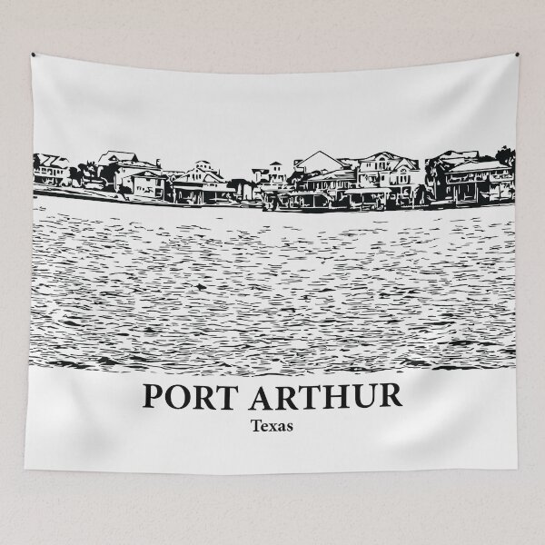 Artikelvorschau, Port Arthur - Texas entworfen und verkauft von Lakeric Cityscapes.