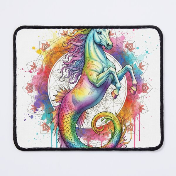 Item preview, Hippocampus Watercolor Color Symbol designed and sold by AlquimiaSolar.