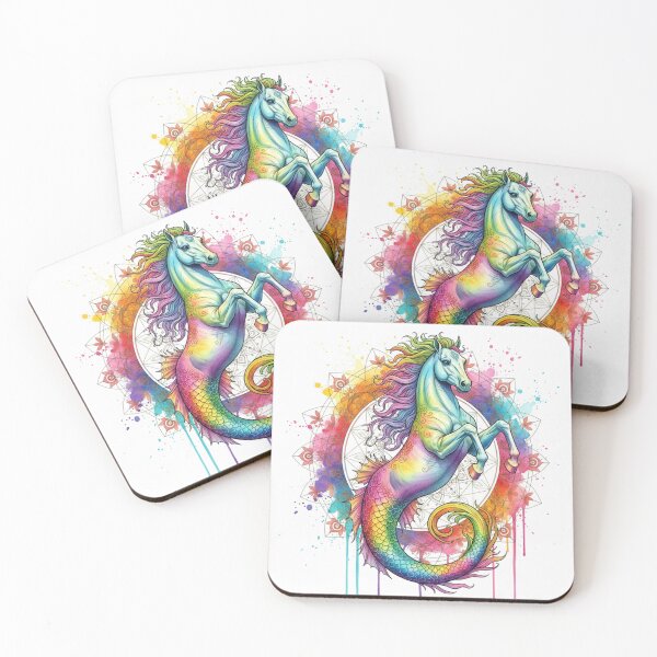 Item preview, Hippocampus Watercolor Color Symbol designed and sold by AlquimiaSolar.