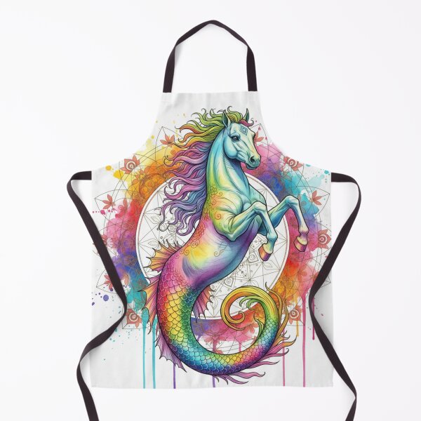 Item preview, Hippocampus Watercolor Color Symbol designed and sold by AlquimiaSolar.