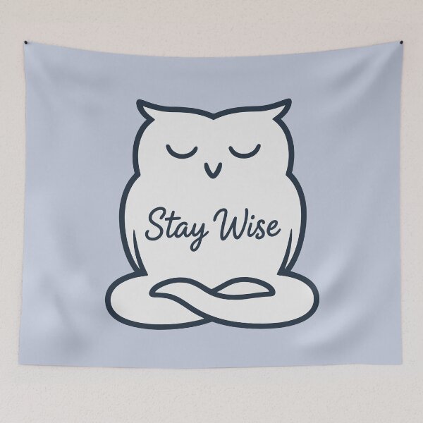 Item preview, Stay Wise Minimal Owl Design designed and sold by xmoudx.