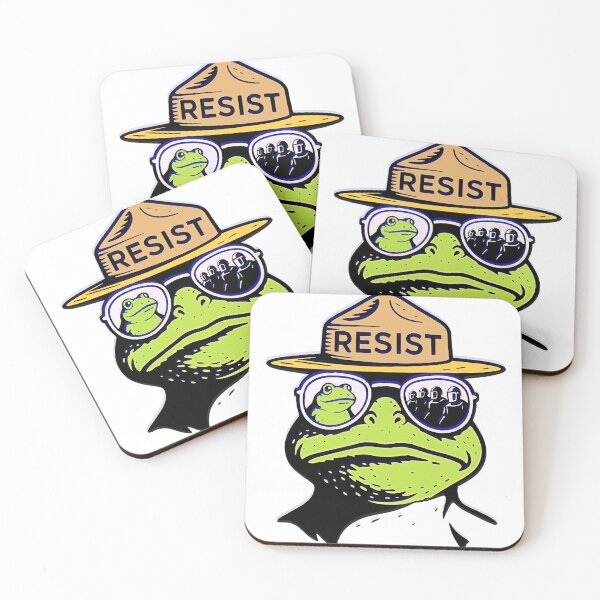 Item preview, Rana divertida de Portland - Resist designed and sold by gear-posters.
