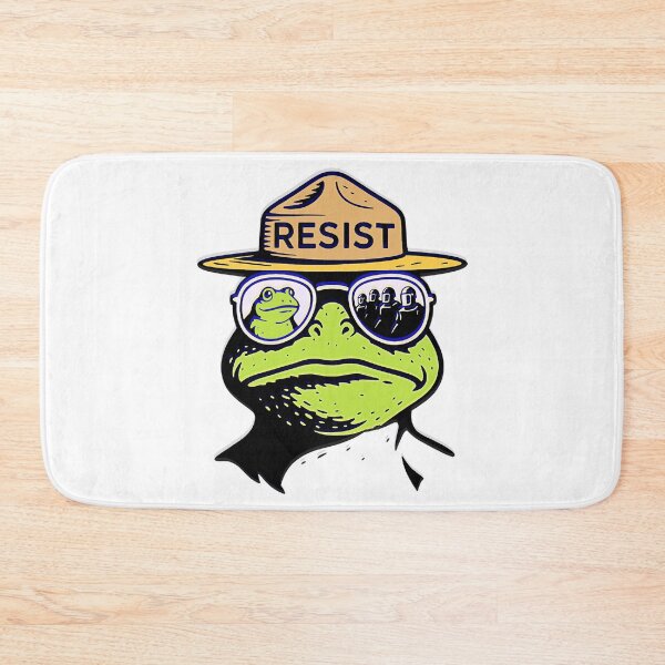Item preview, Funny Portland Frog - Resist designed and sold by gear-posters.