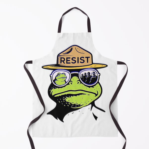 Item preview, Rana divertida de Portland - Resist designed and sold by gear-posters.