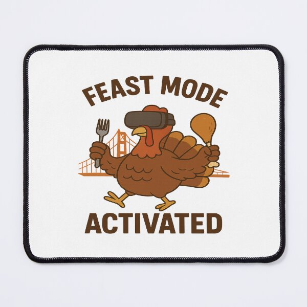 Item preview, Feast Mode: San Francisco Thanksgiving – Funny Holiday Turkey, Pumpkin & Food Lover designed and sold by Globalcitytees.
