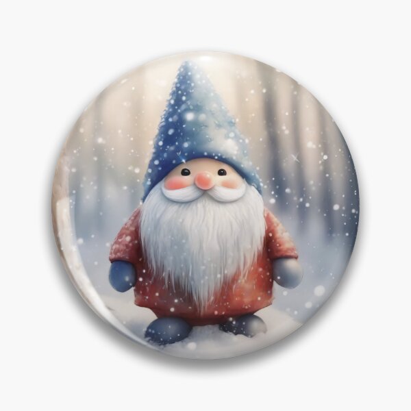 Item preview, Cute Gnome in Snowy Forest designed and sold by CalmnessbyChoice.
