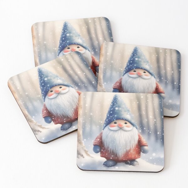 Item preview, Cute Gnome in Snowy Forest designed and sold by CalmnessbyChoice.