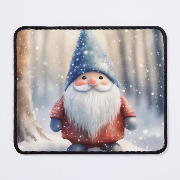 Item preview, Cute Gnome in Snowy Forest designed and sold by CalmnessbyChoice.
