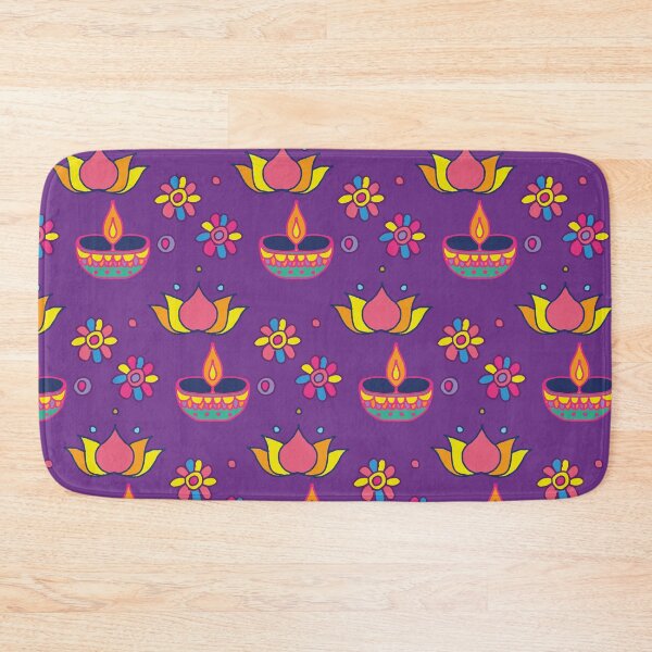 Item preview, Diwali patterns, colorful candles designed and sold by Mauswohn.
