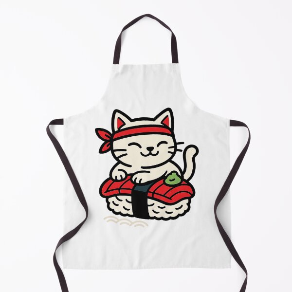 Item preview, Kawaii Sushi Cat Tuna Nigiri with Wasabi designed and sold by ZetaDream.