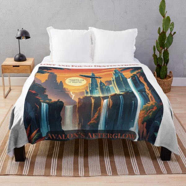 Item preview, Lost & Found Destinations: Avalon's Afterglow designed and sold by ThreadEclectic.