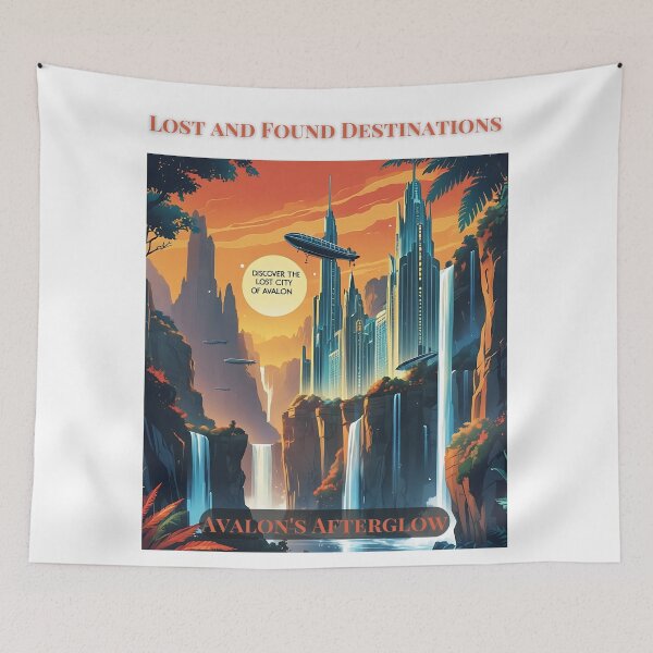 Item preview, Lost & Found Destinations: Avalon's Afterglow designed and sold by ThreadEclectic.