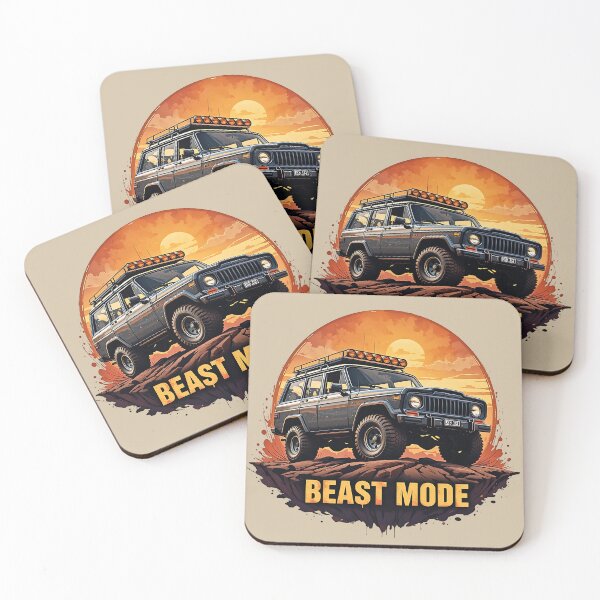 Item preview, Classic Offroad 4x4 Illustration With Rusty Sunset Vibe designed and sold by BorgSpareParts.