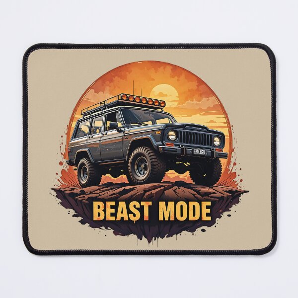 Item preview, Classic Offroad 4x4 Illustration With Rusty Sunset Vibe designed and sold by BorgSpareParts.