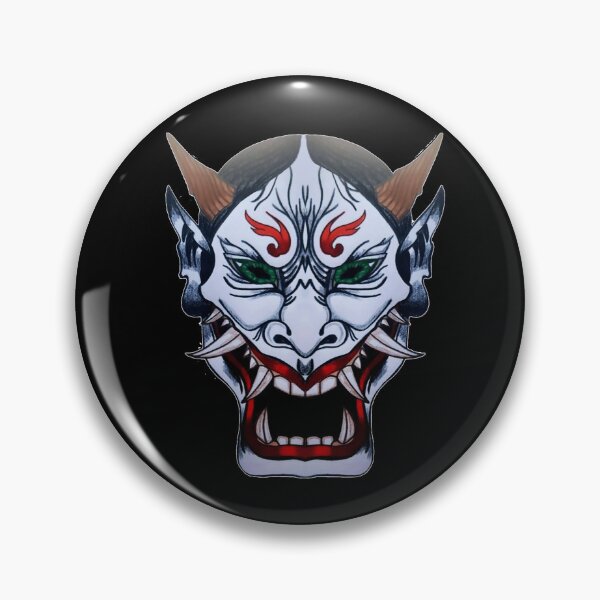 Item preview, Japanese Oni Mask designed and sold by Rachel Baxter.