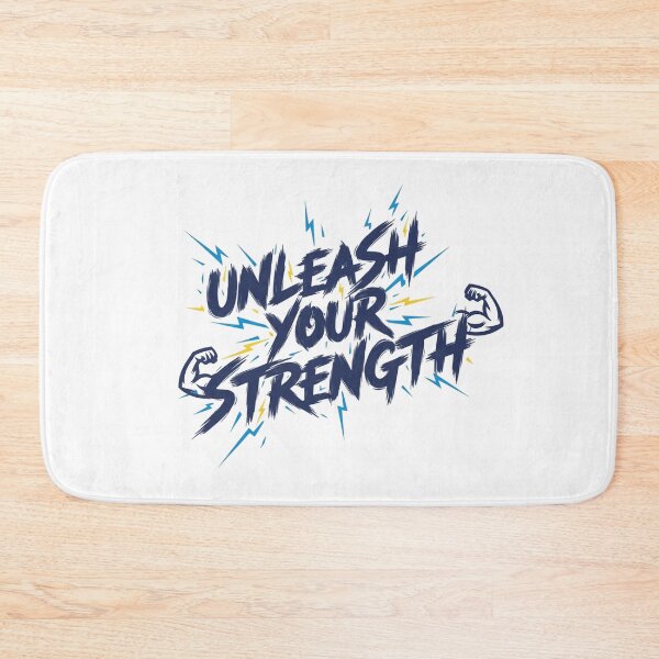 Item preview, Unleash Your Strength – Motivational Power Design designed and sold by Kavya Art.