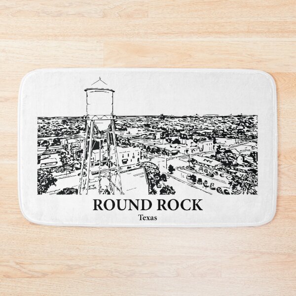 Aperçu de l'œuvre Round Rock - Texas créée et vendue par Lakeric Cityscapes.