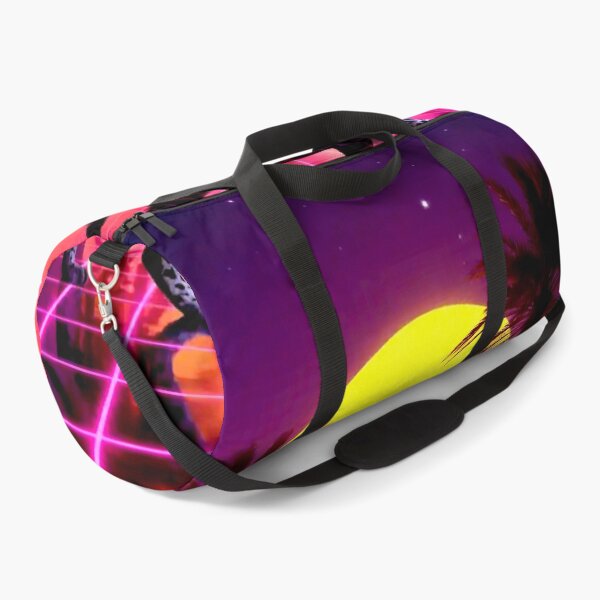 Item preview, Jaguar in a Neon Sunset Paradise designed and sold by Exodoi.