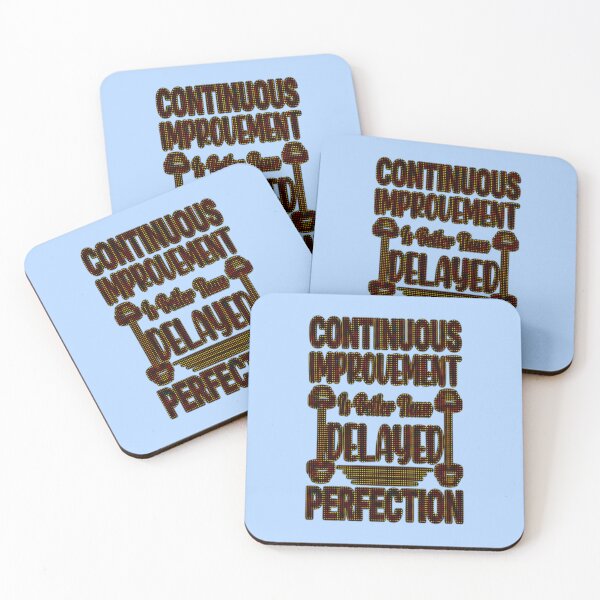 Item preview, Continuous Improvement Gym Quote – Fitness Typography #3 designed and sold by creativerooney.