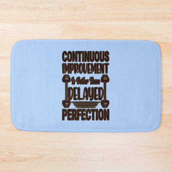 Item preview, Continuous Improvement Gym Quote – Fitness Typography #3 designed and sold by creativerooney.