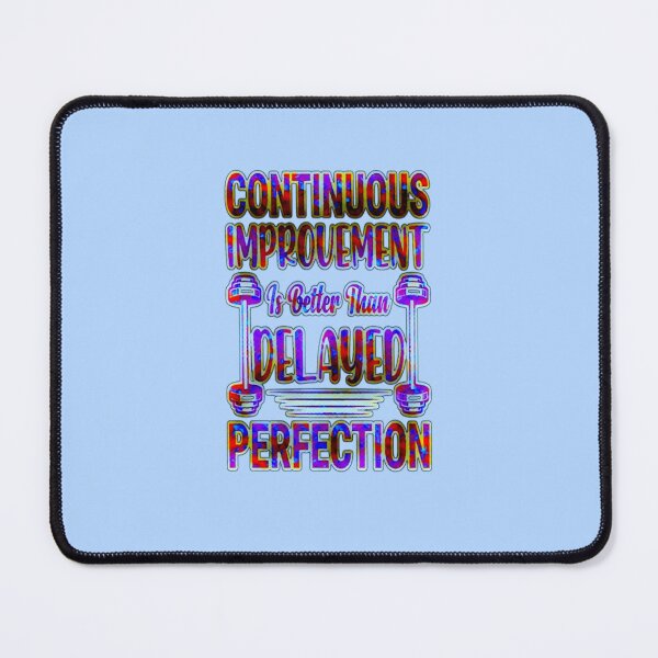 Item preview, Continuous Improvement Gym Quote – Fitness Typography #4 designed and sold by creativerooney.