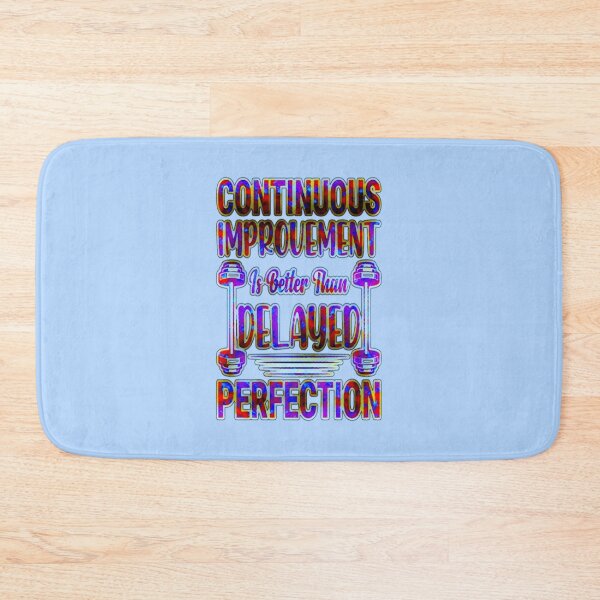 Item preview, Continuous Improvement Gym Quote – Fitness Typography #4 designed and sold by creativerooney.