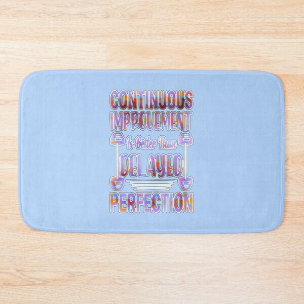 Item preview, Continuous Improvement Gym Quote – Fitness Typography #5 designed and sold by creativerooney.