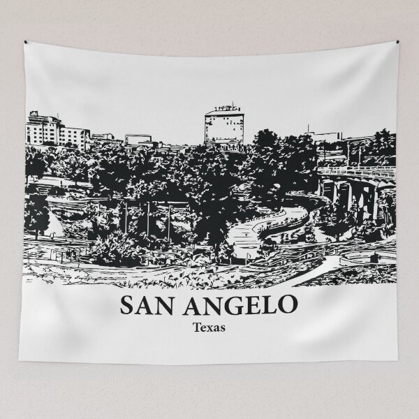 Item preview, San Angelo - Texas designed and sold by Lakeric Cityscapes.