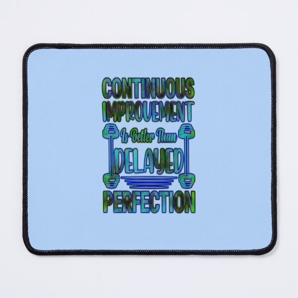 Item preview, Continuous Improvement Gym Quote – Fitness Typography #6 designed and sold by creativerooney.