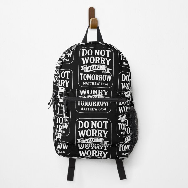 Item preview, Matthew 6:34 Do Not Worry About Tomorrow designed and sold by plushism.