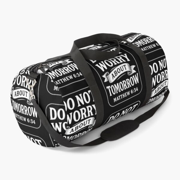 Item preview, Matthew 6:34 Do Not Worry About Tomorrow designed and sold by plushism.
