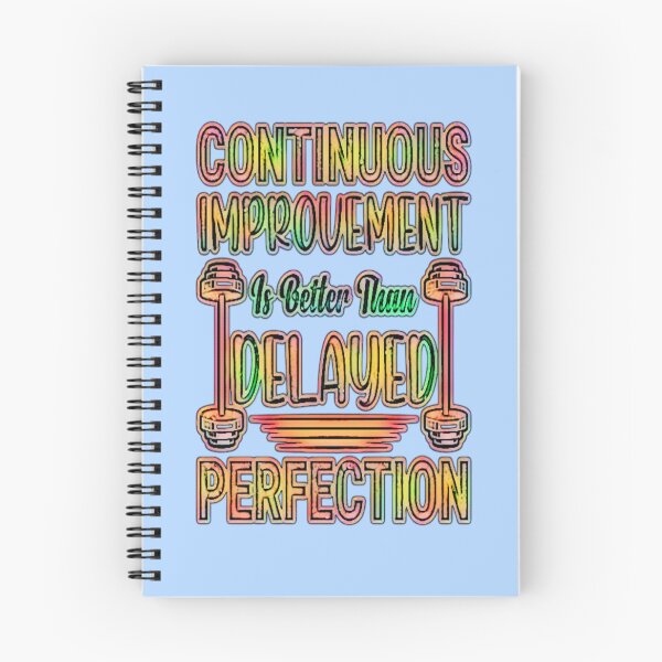 Item preview, Continuous Improvement Gym Quote – Fitness Typography #7 designed and sold by creativerooney.