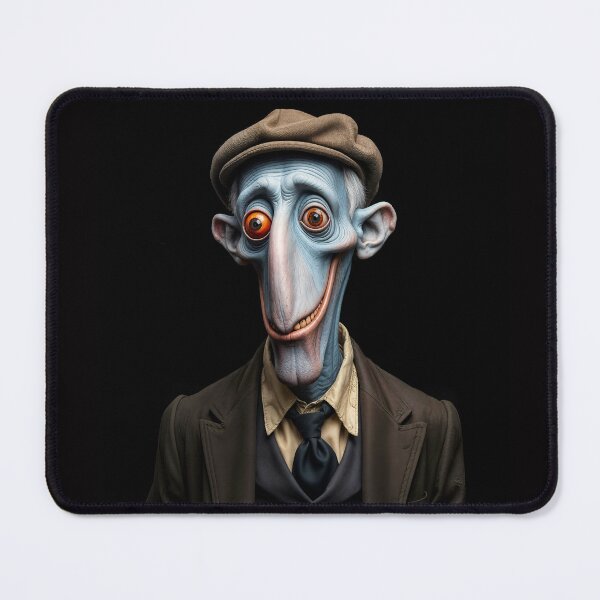 Item preview, Funny Old Alien Guy In A Flat Cap designed and sold by Henrybubbles400.