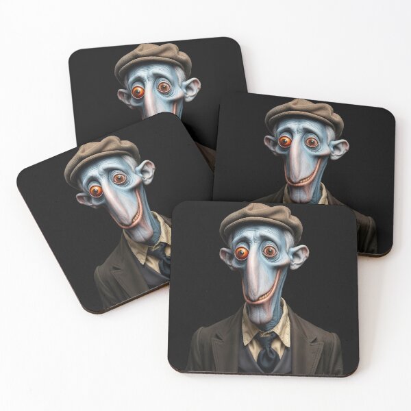 Item preview, Funny Old Alien Guy In A Flat Cap designed and sold by Henrybubbles400.