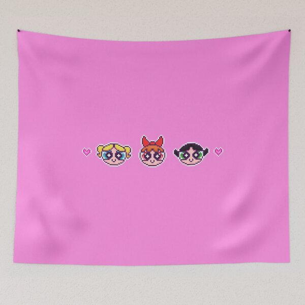Item preview, The Powerpoof Girls Pixel Art designed and sold by Elena de Pasión .